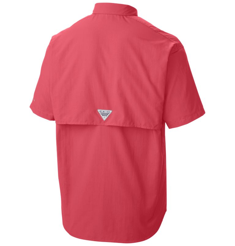 Men’s PFG Bahama II Short Sleeve Shirt - Tall, Color: Sunset Red, image 2