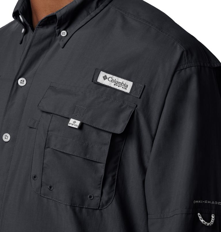 Thumbnail: Men’s PFG Bahama II Long Sleeve Shirt - Tall, Color: Black, image 4