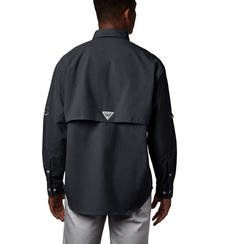 Men’s PFG Bahama II Long Sleeve Shirt - Tall, Color: Black, image 2