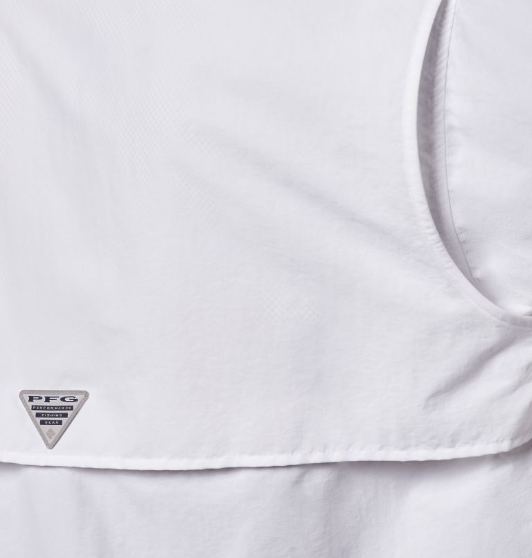 Thumbnail: Men’s PFG Bahama II Long Sleeve Shirt - Tall, Color: White, image 4