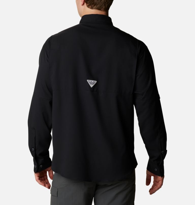 Thumbnail: Men’s PFG Tamiami II Long Sleeve Shirt - Tall, Color: Black, image 2