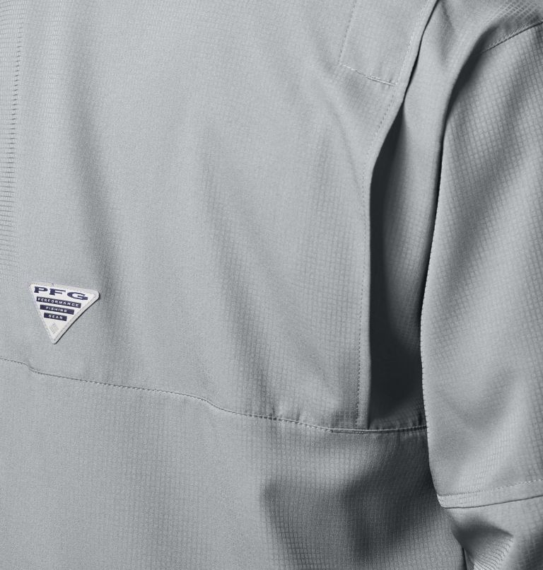 Thumbnail: Men’s PFG Tamiami II Long Sleeve Shirt - Tall, Color: Cool Grey, image 5