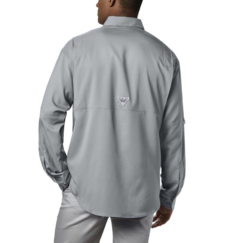 Men’s PFG Tamiami II Long Sleeve Shirt - Tall, Color: Cool Grey, image 2