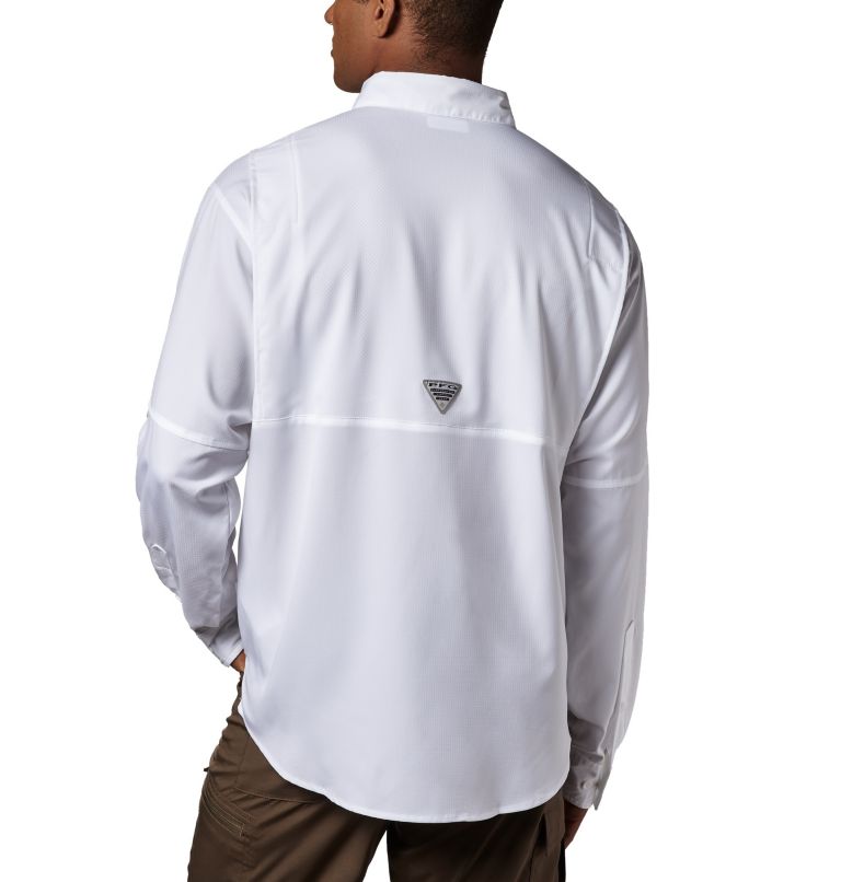 Men’s PFG Tamiami II Long Sleeve Shirt - Tall, Color: White, image 2