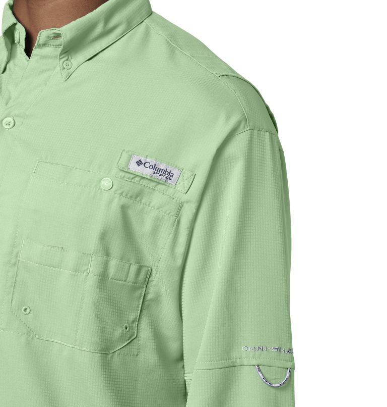 Thumbnail: Men’s PFG Tamiami II Long Sleeve Shirt - Tall, Color: Key West, image 4