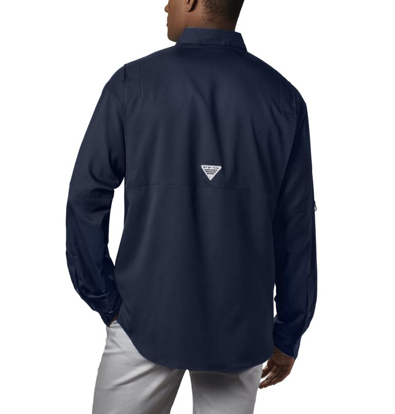 Men’s PFG Tamiami II Long Sleeve Shirt - Tall, Color: Collegiate Navy, image 2