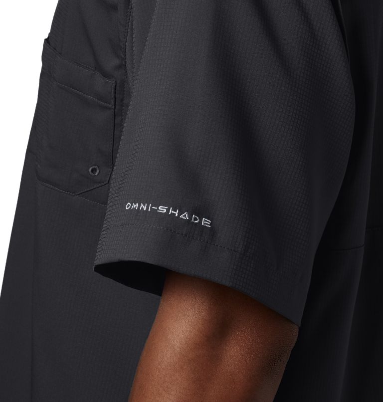 Men’s PFG Tamiami II Short Sleeve Shirt - Tall, Color: Black, image 4