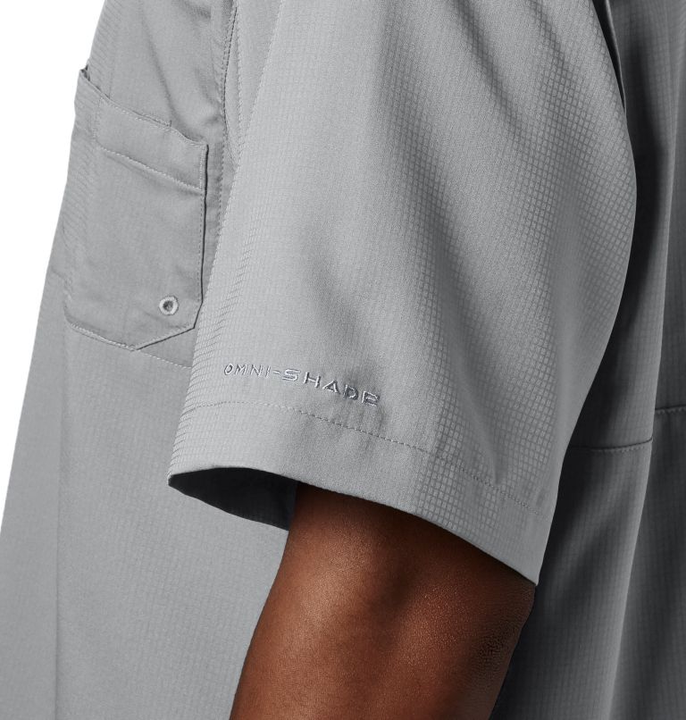Men’s PFG Tamiami II Short Sleeve Shirt - Tall, Color: Cool Grey, image 4