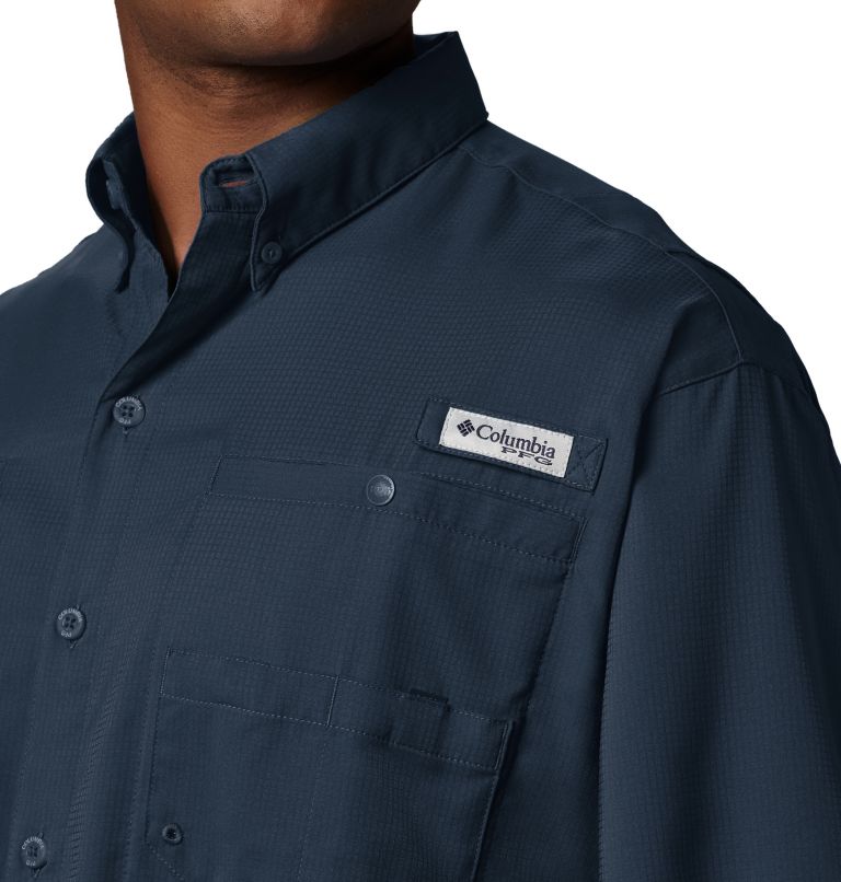 Thumbnail: Men’s PFG Tamiami II Short Sleeve Shirt - Tall, Color: Collegiate Navy, image 3