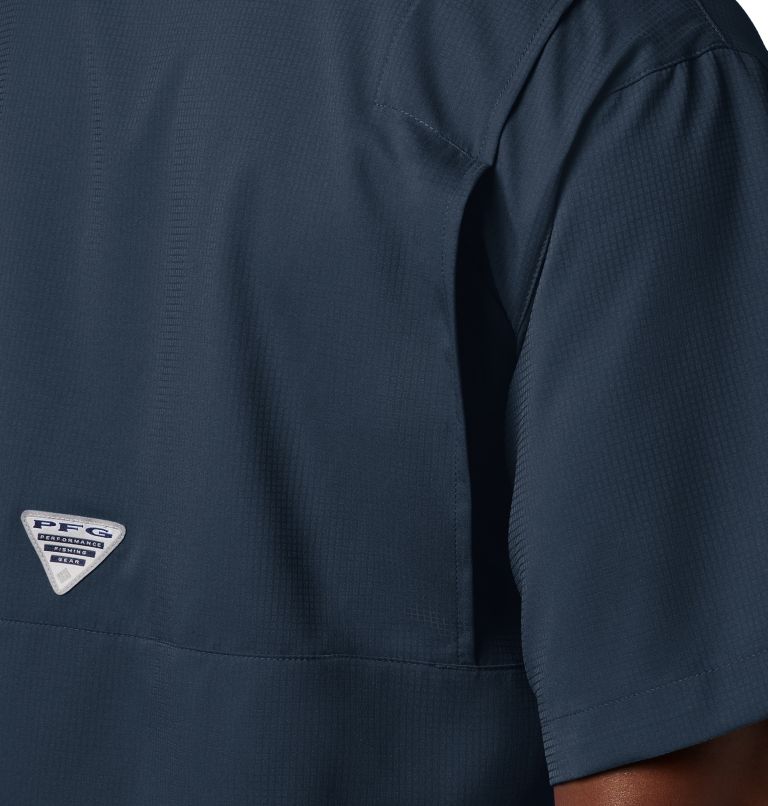 Thumbnail: Men’s PFG Tamiami II Short Sleeve Shirt - Tall, Color: Collegiate Navy, image 5