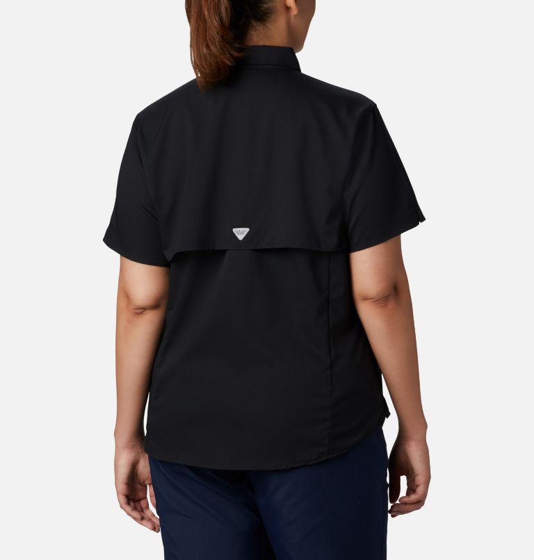Thumbnail: Women’s PFG Tamiami II Short Sleeve Shirt - Plus Size, Color: Black, image 2