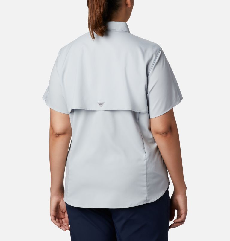 Thumbnail: Women’s PFG Tamiami II Short Sleeve Shirt - Plus Size, Color: Cirrus Grey, image 2