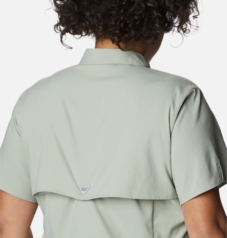 Thumbnail: Women’s PFG Tamiami II Short Sleeve Shirt - Plus Size, Color: Safari, image 5