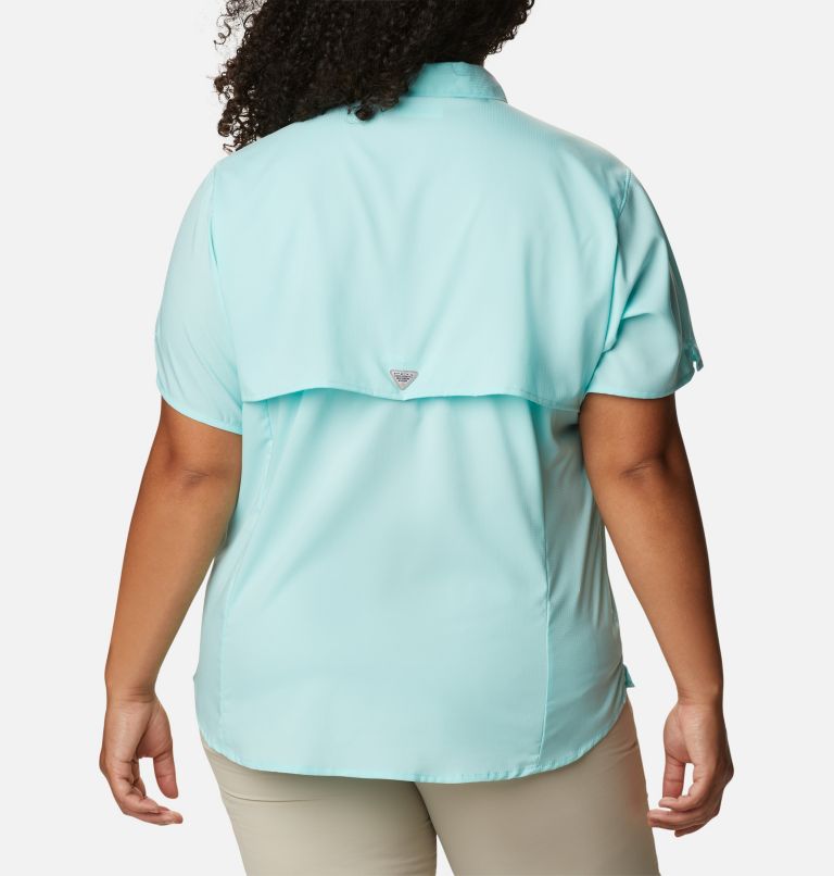 Women’s PFG Tamiami II Short Sleeve Shirt - Plus Size, Color: Gulf Stream, image 2
