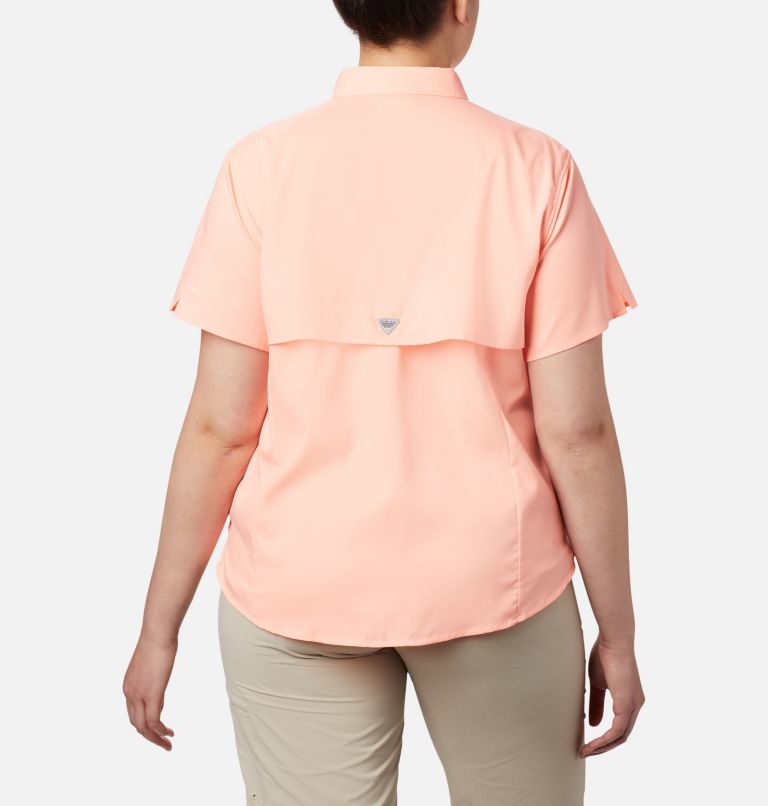 Women’s PFG Tamiami II Short Sleeve Shirt - Plus Size, Color: Tiki Pink, image 2