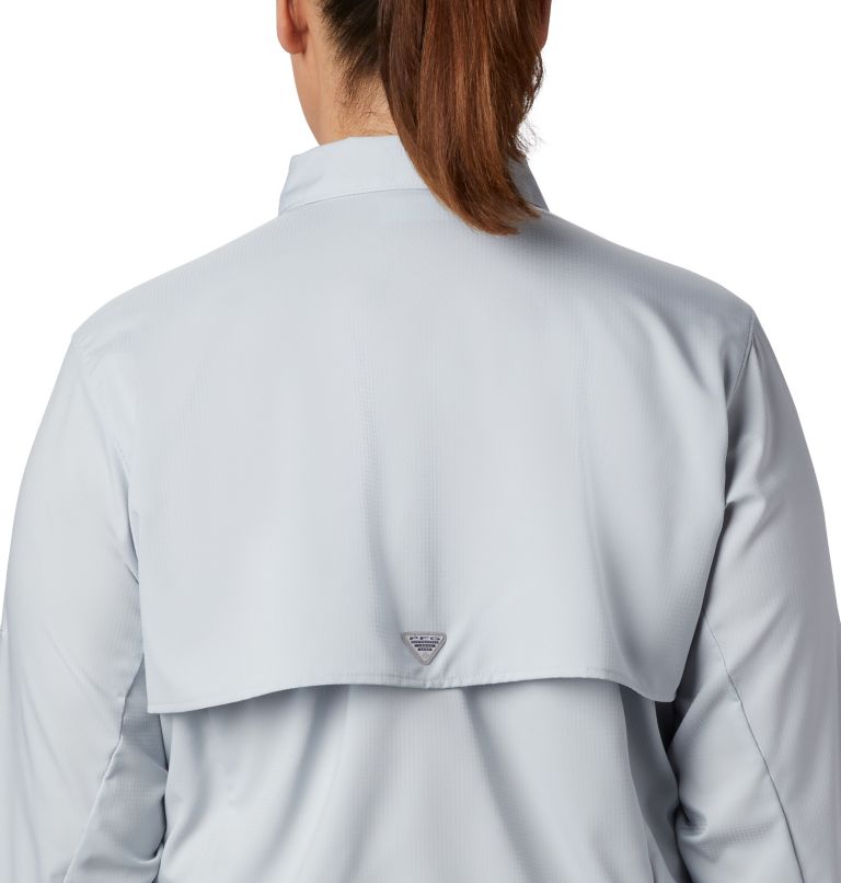 Thumbnail: Women’s PFG Tamiami II Long Sleeve Shirt - Plus Size, Color: Cirrus Grey, image 3