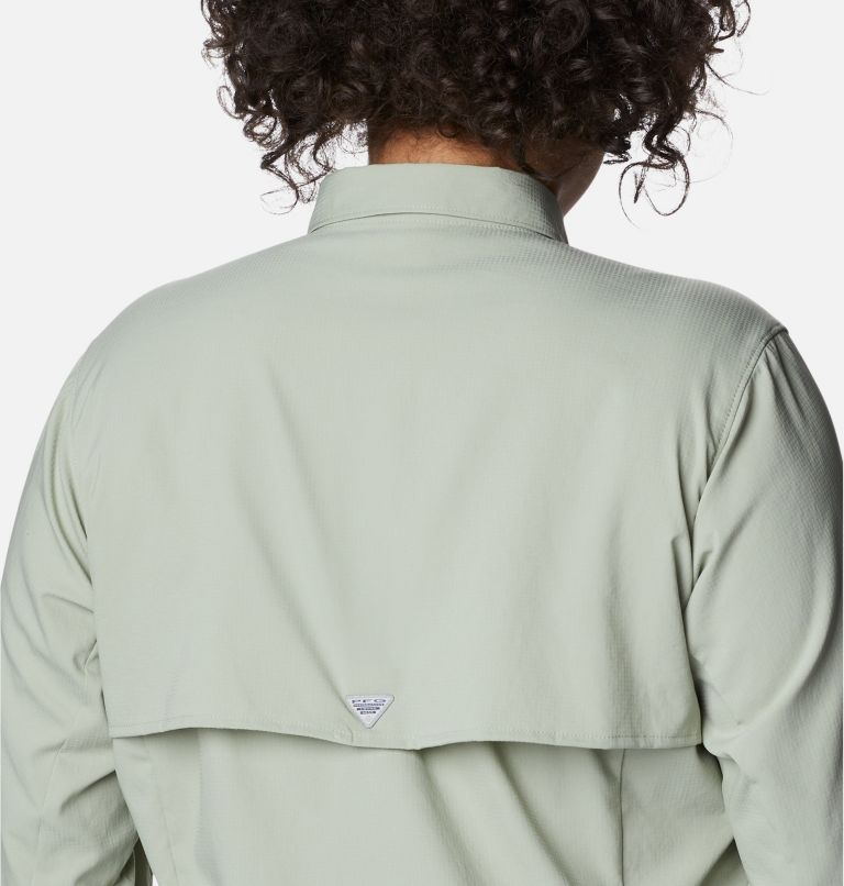 Women’s PFG Tamiami II Long Sleeve Shirt - Plus Size, Color: Safari, image 5