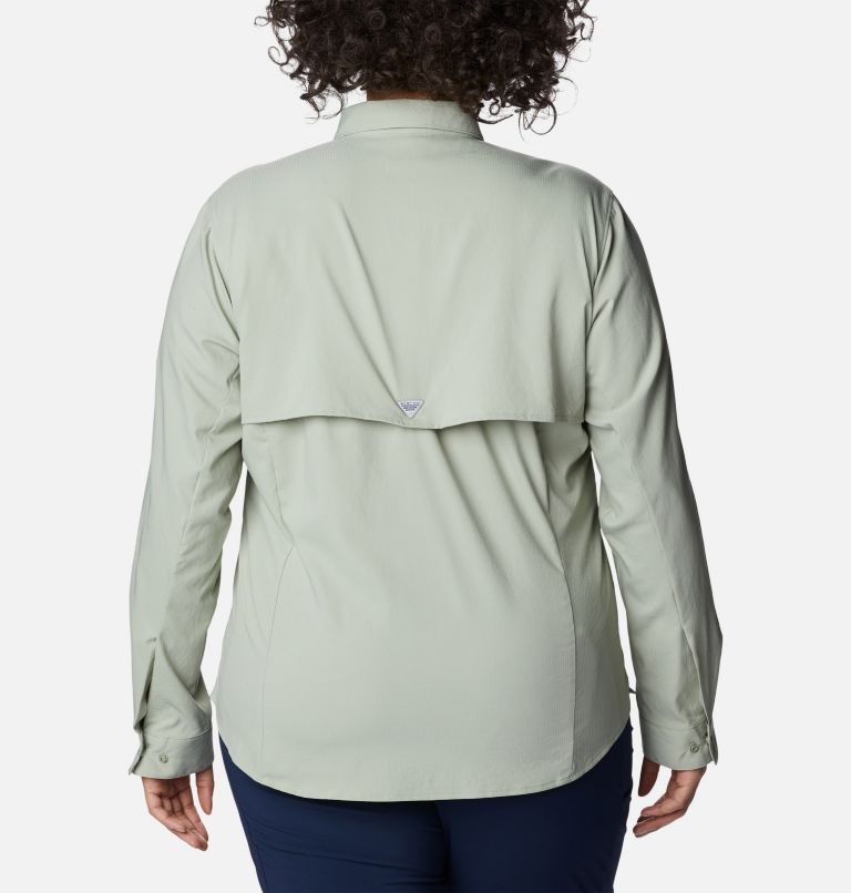 Women’s PFG Tamiami II Long Sleeve Shirt - Plus Size, Color: Safari, image 2
