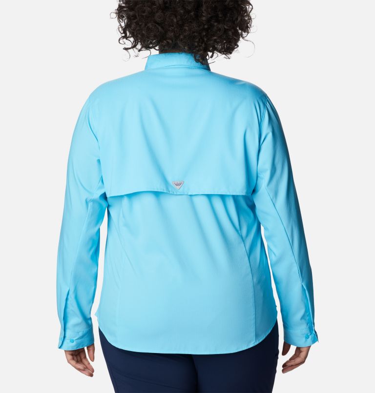 Women’s PFG Tamiami II Long Sleeve Shirt - Plus Size, Color: Atoll, image 2