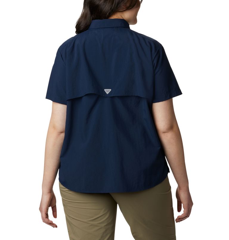 Women’s PFG Bahama Short Sleeve - Plus Size, Color: Collegiate Navy, image 2