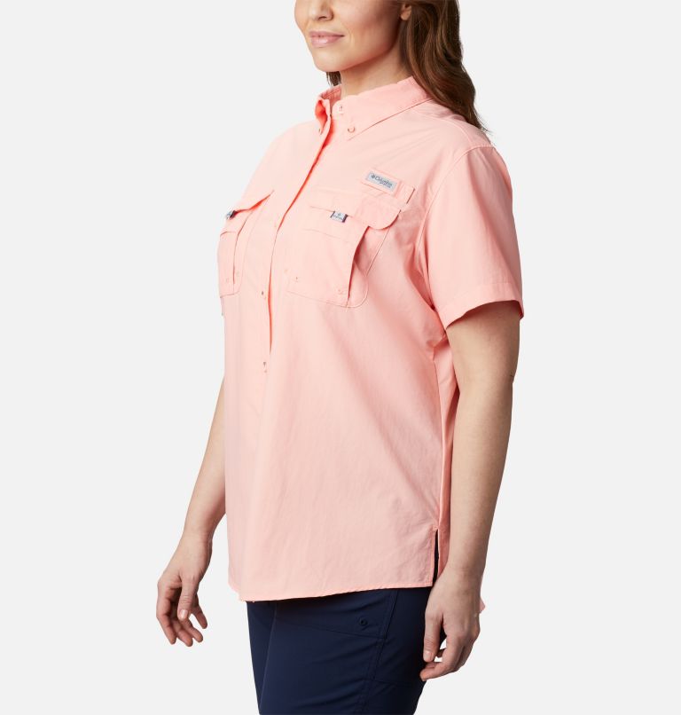 Women’s PFG Bahama Short Sleeve - Plus Size, Color: Tiki Pink, image 3