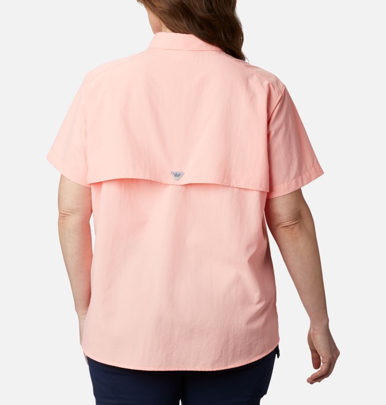 Thumbnail: Women’s PFG Bahama Short Sleeve - Plus Size, Color: Tiki Pink, image 2