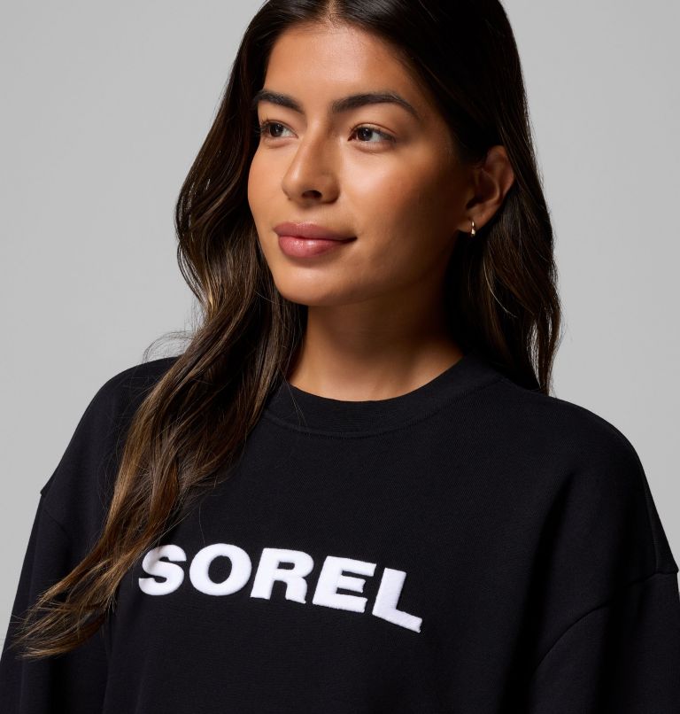 Unisex SOREL® Embroidered Crewneck Sweater, Color: Black, White, image 12