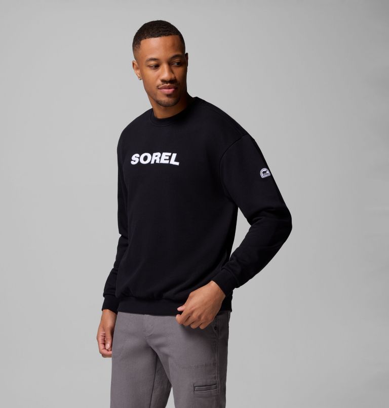 Unisex SOREL® Embroidered Crewneck Sweater, Color: Black, White, image 5