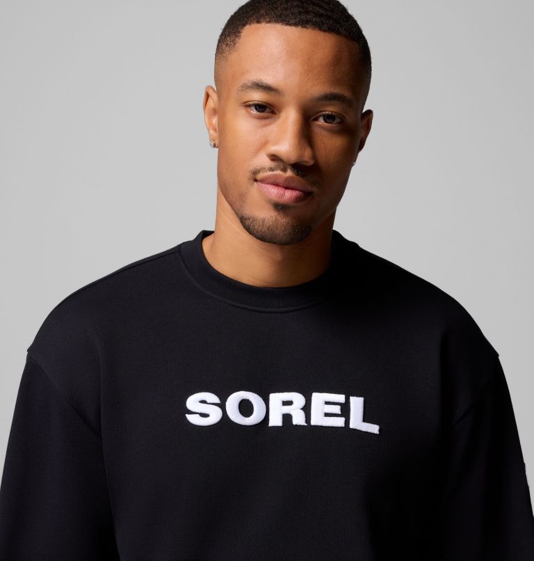 Unisex SOREL® Embroidered Crewneck Sweater, Color: Black, White, image 6