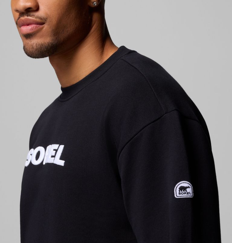 Unisex SOREL® Embroidered Crewneck Sweater, Color: Black, White, image 7
