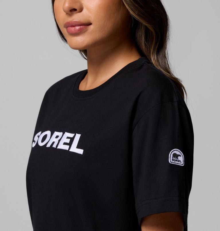 Unisex SOREL® Embroidered T-Shirt, Color: Black, White, image 15