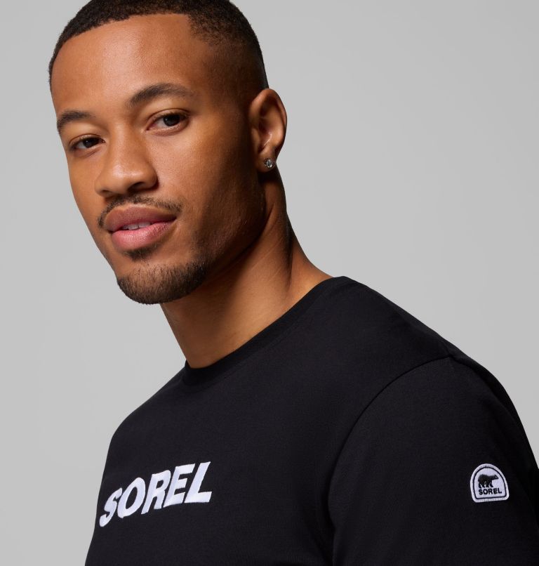Unisex SOREL® Embroidered T-Shirt, Color: Black, White, image 5