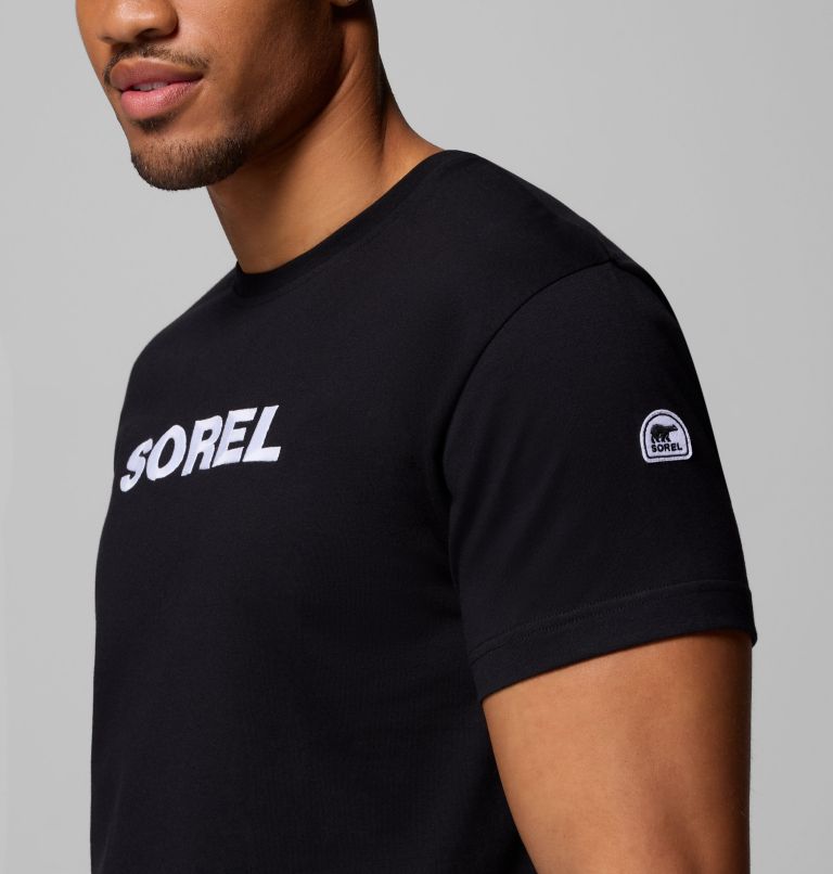 Unisex SOREL® Embroidered T-Shirt, Color: Black, White, image 7