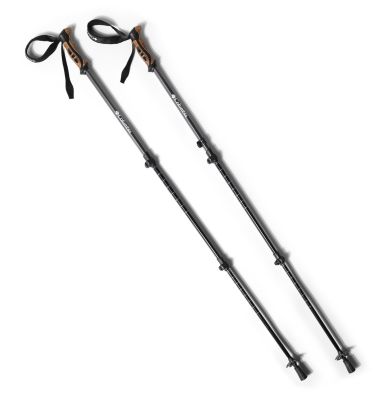 6160 Aluminum Trekking Poles - 2 Pack Trekking Poles Aluminum 2pc | 011 | O/S, Black, a1