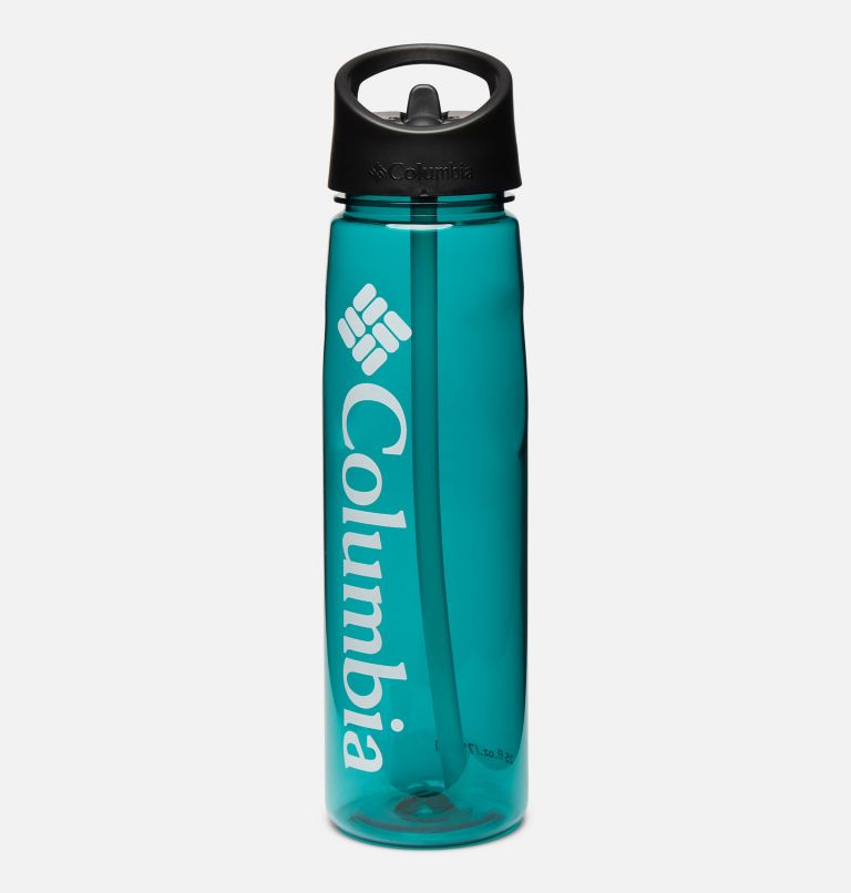 Tritan Bottle with Straw-Top Lid - 25 ounces, Color: Tropic Water, image 1