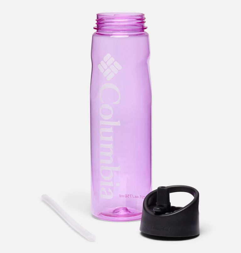 Tritan Bottle with Straw-Top Lid - 25 ounces, Color: PURPLE LOTUS, image 2