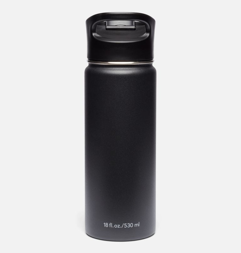 Doppelwandige Vakuumflasche mit Sip-Thru-Verschluss – 0,5 Liter, Color: Black, image 2