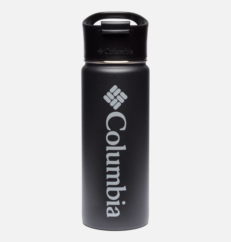Thumbnail: Doppelwandige Vakuumflasche mit Sip-Thru-Verschluss – 0,5 Liter, Color: Black, image 1