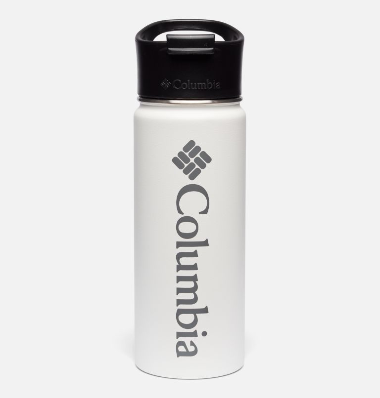 Doppelwandige Vakuumflasche mit Sip-Thru-Verschluss – 0,5 Liter, Color: White, image 1