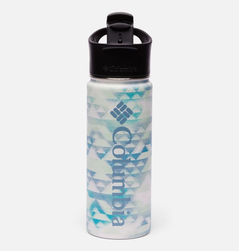 Stainless Steel Double-Wall Vacuum Bottle - 18 oz, Color: Western Bright Aqua, image 2