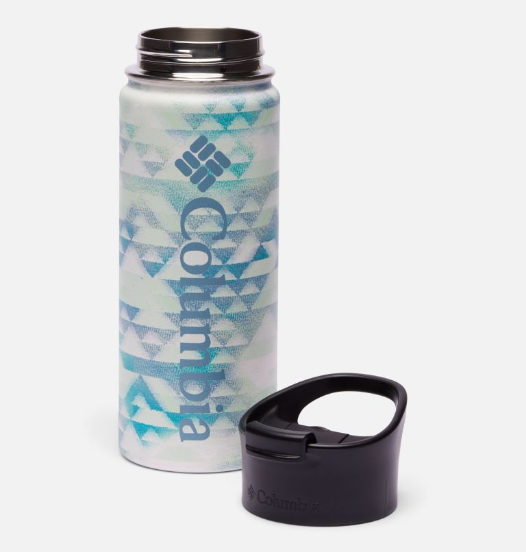 Stainless Steel Double-Wall Vacuum Bottle - 18 oz, Color: Western Bright Aqua, image 3