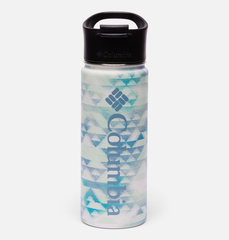 Stainless Steel Double-Wall Vacuum Bottle - 18 oz, Color: Western Bright Aqua, image 1