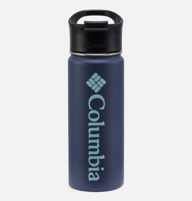 Columbia Wide Mouth Water Bottle Clear Green BPA Free Tritan 750 ml 25 oz
