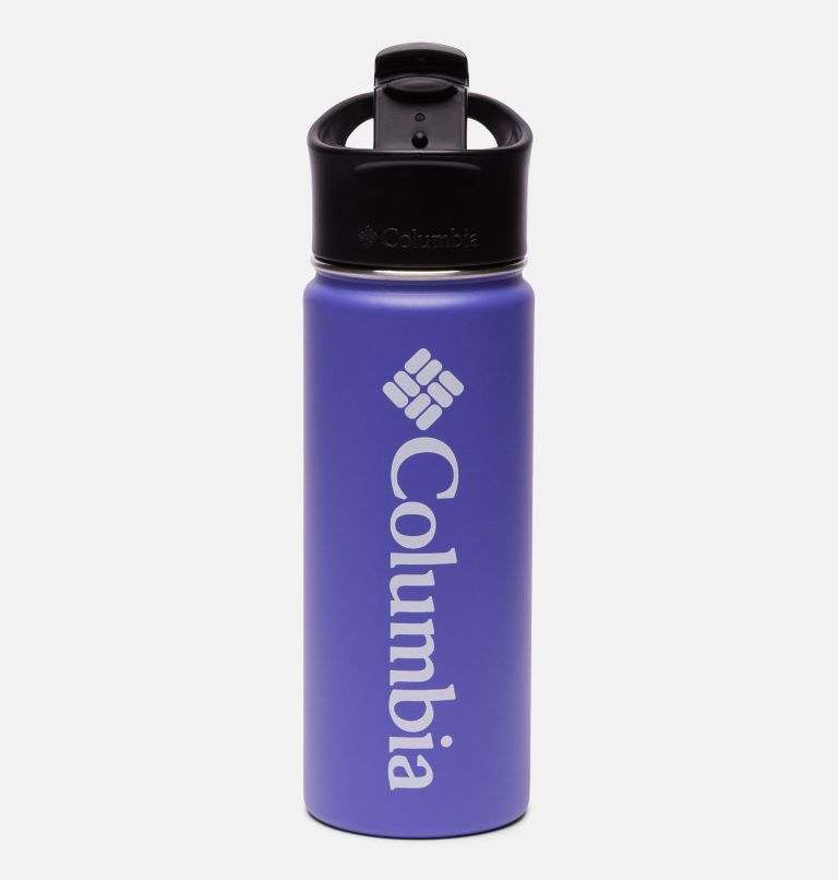 Stainless Steel Double-Wall Vacuum Bottle - 18 oz, Color: Purple Lotus, image 2