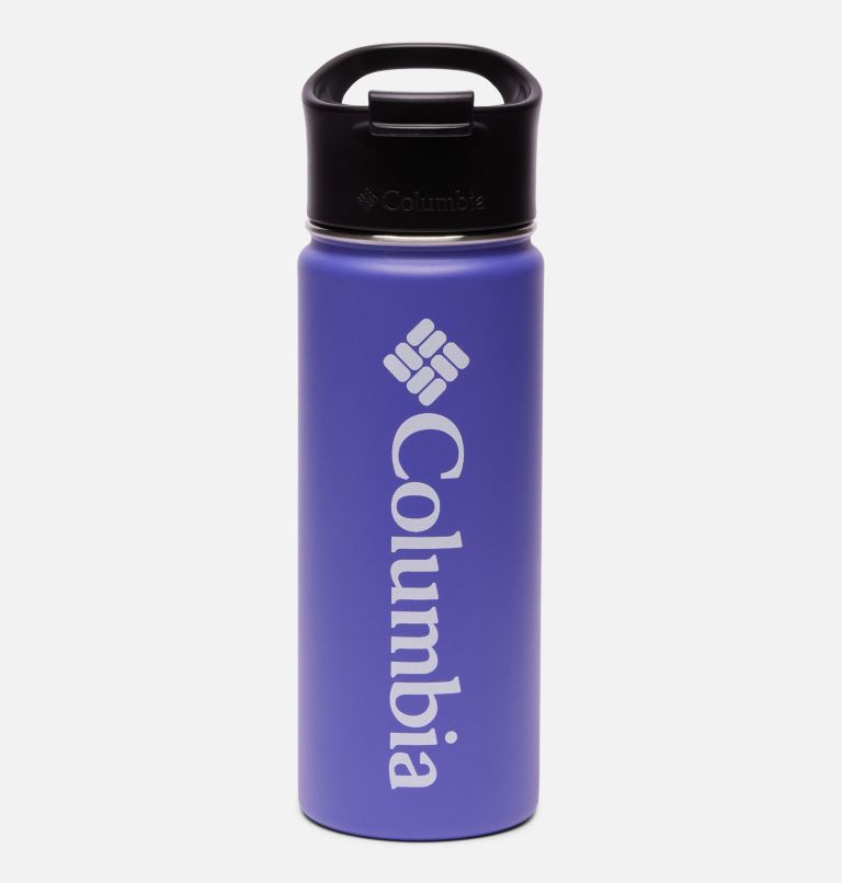 Stainless Steel Double-Wall Vacuum Bottle - 18 oz, Color: Purple Lotus, image 1