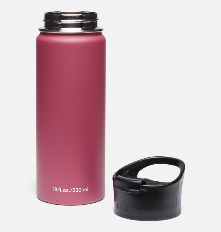 Thumbnail: Doppelwandige Vakuumflasche mit Sip-Thru-Verschluss – 0,5 Liter, Color: Wine Berry, image 3
