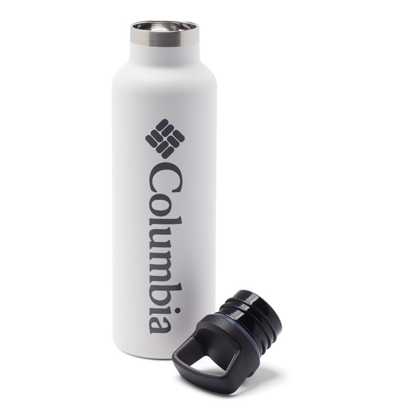Double-Wall Vacuum Bottle with Screw-On Top - 21oz | 100 | O/S, Color: White, image 3