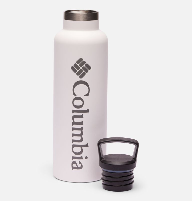 Double-Wall Vacuum Bottle with Screw-On Top - 21oz | 100 | O/S, Color: White, image 4