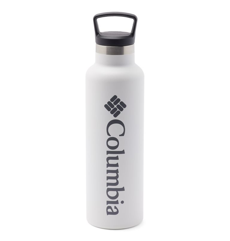 Double-Wall Vacuum Bottle with Screw-On Top - 21oz | 100 | O/S, Color: White, image 2