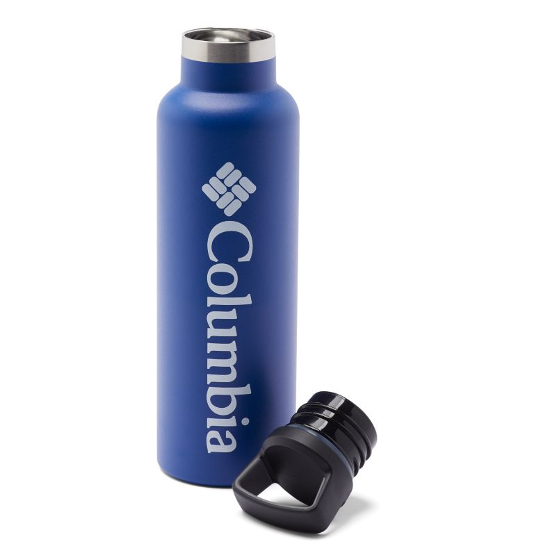 Double-Wall Vacuum Bottle with Screw-On Top - 21oz | 437 | O/S, Color: Azul